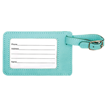 Load image into Gallery viewer, Custom Leatherette Luggage Tag