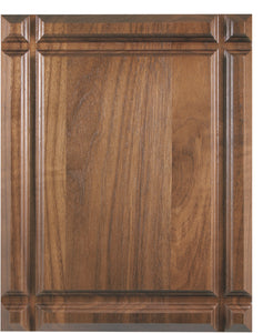 Grooved Face Genuine Walnut Plaque