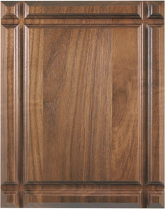 Grooved Face Genuine Walnut Plaque