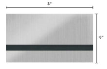 Load image into Gallery viewer, Brushed Stainless/Black Laser XT Plastic - Engrave Black
