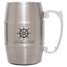 Load image into Gallery viewer, 17 oz. Stainless Steel Barrel Mug with Handle, Personalized Engraving Gifts shipped from USA.