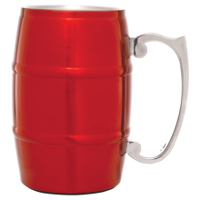 Load image into Gallery viewer, 17 oz. Stainless Steel Barrel Mug with Handle, Personalized Engraving Gifts shipped from USA.