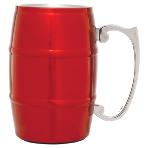 17 oz. Stainless Steel Barrel Mug with Handle