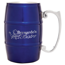 Load image into Gallery viewer, 17 oz. Stainless Steel Barrel Mug with Handle, Personalized Engraving Gifts shipped from USA.