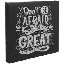 Load image into Gallery viewer, Black/Silver Laserable Leatherette Wall Decor with Sawtooth Hanger