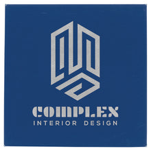 Load image into Gallery viewer, Blue/Silver Laserable Leatherette Wall Decor with Sawtooth Hanger, Personalized Engraving Gifts shipped from USA.