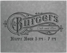 Load image into Gallery viewer, Gray/Black Laserable Leatherette Wall Decor with Sawtooth Hanger