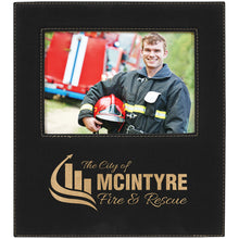 Load image into Gallery viewer, Custom Leatherette Photo Frame, Personalized Engraving Gifts shipped from USA.