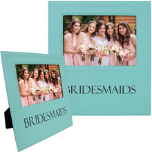 Load image into Gallery viewer, Custom Leatherette Photo Frame, Personalized Engraving Gifts shipped from USA.