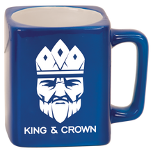 Load image into Gallery viewer, 8 oz. Ceramic Square Laser Mug, Personalized Engraving Gifts shipped from USA.