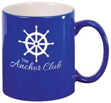 Load image into Gallery viewer, 11 oz. Ceramic Round Laser Mug, Personalized Engraving Gifts shipped from USA.