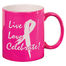 Load image into Gallery viewer, 11 oz. Ceramic Round Laser Mug, Personalized Engraving Gifts shipped from USA.
