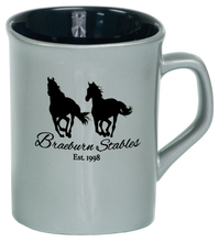 Load image into Gallery viewer, 10 oz. Ceramic Rounded Corner Mug, Coffee and Tea Cups, Personalized Engraving Gifts shipped from USA.