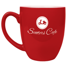 Load image into Gallery viewer, 16 oz. Ceramic Bistro Mug, Coffee and Tea Cups, Personalized Engraving Gifts shipped from USA.