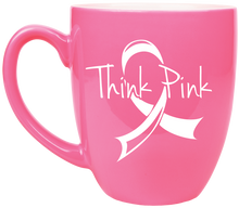 Load image into Gallery viewer, 16 oz. Ceramic Bistro Mug, Coffee and Tea Cups, Personalized Engraving Gifts shipped from USA.