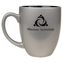 Load image into Gallery viewer, 16 oz. Ceramic Bistro Mug, Coffee and Tea Cups, Personalized Engraving Gifts shipped from USA.