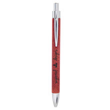 Load image into Gallery viewer, Personalized Laserable Leatherette Pen, Personalized Engraving Gifts shipped from USA.