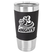 Load image into Gallery viewer, 20 oz. Polar Camel Tumbler with Silicone Grip and Clear Lid