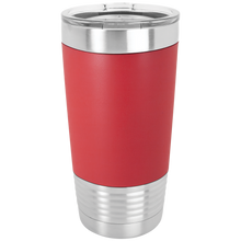 Load image into Gallery viewer, 20 oz. Polar Camel Tumbler with Silicone Grip and Clear Lid
