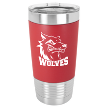 Load image into Gallery viewer, 20 oz. Polar Camel Tumbler with Silicone Grip and Clear Lid