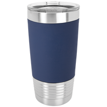 Load image into Gallery viewer, 20 oz. Polar Camel Tumbler with Silicone Grip and Clear Lid