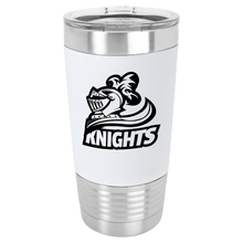 Load image into Gallery viewer, 20 oz. Polar Camel Tumbler with Silicone Grip and Clear Lid