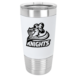 20 oz. Polar Camel Tumbler with Silicone Grip and Clear Lid