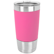 Load image into Gallery viewer, 20 oz. Polar Camel Tumbler with Silicone Grip and Clear Lid