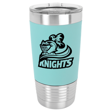 Load image into Gallery viewer, 20 oz. Polar Camel Tumbler with Silicone Grip and Clear Lid