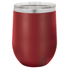 Load image into Gallery viewer, 12 oz. Wine Tumbler, Personalized Engraving Gifts shipped from USA.
