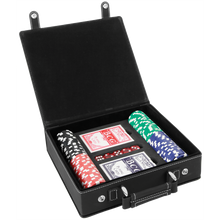 Load image into Gallery viewer, Custom Leatherette 100 Chip Poker Set
