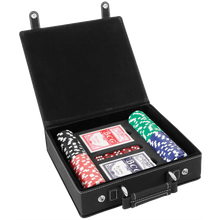 Load image into Gallery viewer, Custom Leatherette 100 Chip Poker Set