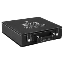 Load image into Gallery viewer, Custom Leatherette 100 Chip Poker Set