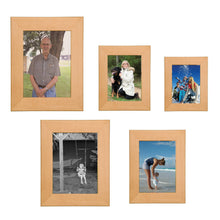 Load image into Gallery viewer, Personalized Genuine Red Alder Picture Frame