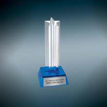 Load image into Gallery viewer, Custom Star Column Acrylic, Personalized Engraving Gifts shipped from USA.