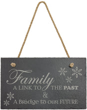 Load image into Gallery viewer, Custom Rectangle Slate Decor with Hanger String
