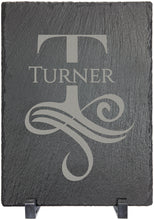 Load image into Gallery viewer, Custom Rectangle Slate Decor with Plastic Feet