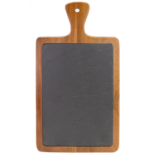 Load image into Gallery viewer, Acacia Wood/Slate Cutting Board
