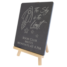 Load image into Gallery viewer, Custom Wood/Slate Easel, Personalized Engraving Gifts shipped from USA.