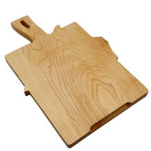 Load image into Gallery viewer, Maple Cutting Board with Walnut United State shape Inlay, Personalized Engraving Gifts shipped from USA.
