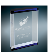 Load image into Gallery viewer, Custom Victory Capri Acrylic with Blue Bands, Personalized Engraving Gifts shipped from USA.