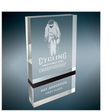 Load image into Gallery viewer, Custom Victory Capri Acrylic with Black or Walnut Strip, Personalized Engraving Gifts shipped from USA.