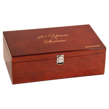 Load image into Gallery viewer, Custom Rosewood Piano Finish Double Bottle Wine Box with Tools
