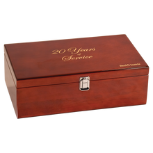 Load image into Gallery viewer, Custom Rosewood Piano Finish Double Bottle Wine Box with Tools