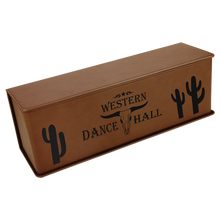 Load image into Gallery viewer, Custom Leatherette Single Wine Box with Tools