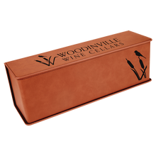 Load image into Gallery viewer, Custom Leatherette Single Wine Box with Tools