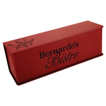 Load image into Gallery viewer, Custom Leatherette Single Wine Box with Tools