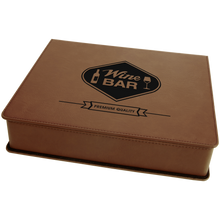 Load image into Gallery viewer, Custom Leatherette 5-Piece Wine Tool Gift Set