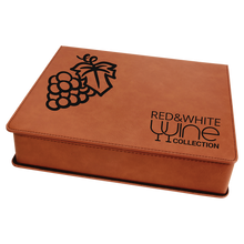 Load image into Gallery viewer, Custom Leatherette 5-Piece Wine Tool Gift Set