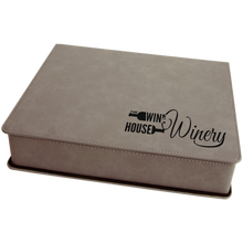 Load image into Gallery viewer, Custom Leatherette 5-Piece Wine Tool Gift Set